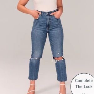 Ultra High Rise Ankle Straight Jean